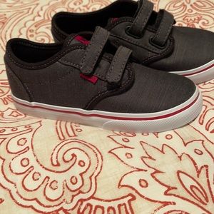 Brand new toddler (size 10) black/charcoal Vans.